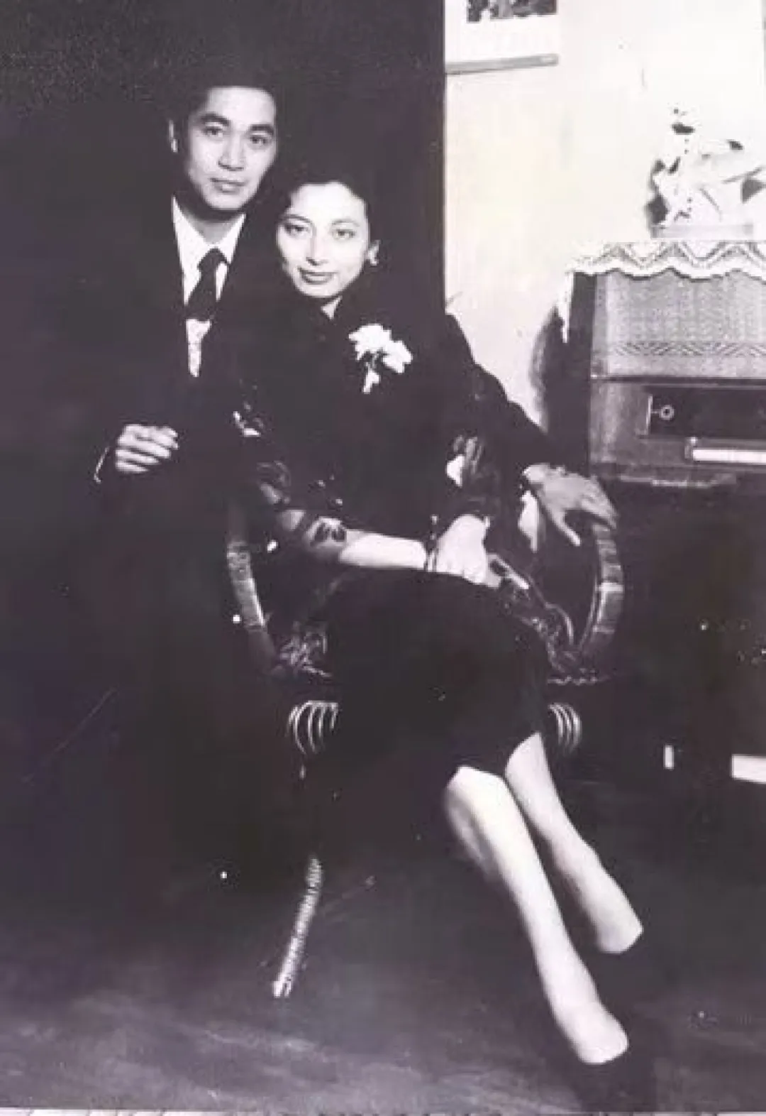 ▲马振骋和太太年轻时的照片 图/资料图片
