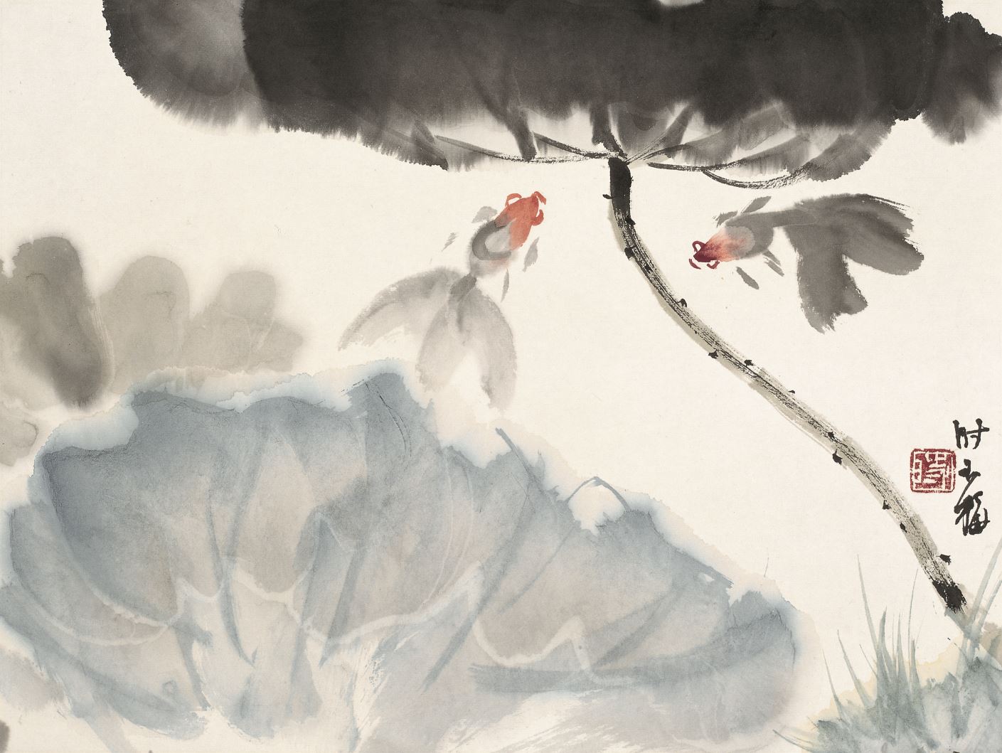 《荷塘嬉影》时玉梅 